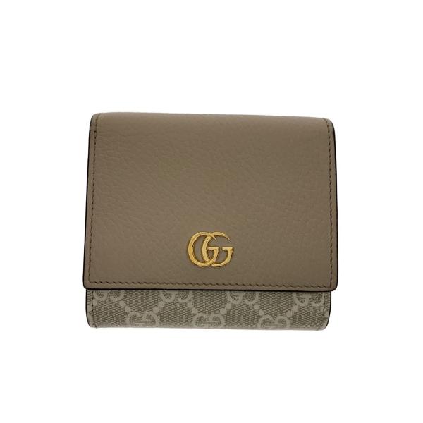 GUCCI二つ折り財布USED GUCCI◇2つ折り財布/--/BEG/レディース : セカンドストリートYahoo!店