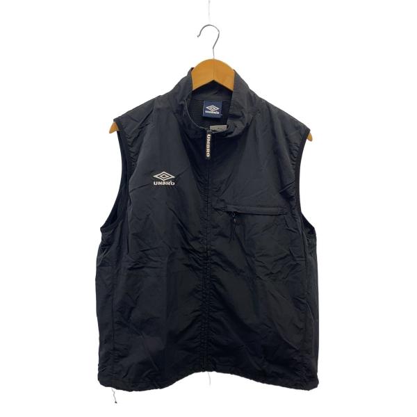 UMBRO◇FREAKS STORE別注/ナイロンベスト/M/ナイロン/BLK