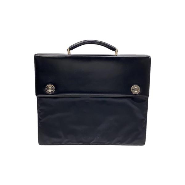 【極美品✨RFID】 BVLGARI マン ブリーフケース BLACK BVLGARI】ブルガリ マン ブリーフケース ビジネス バッグ