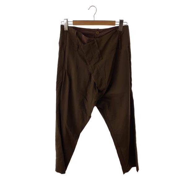 vivienne westwood man サルエルカーゴパンツ サイズ46 麻 Vivienne Westwood MAN◇ダブルフロント/サルエルパンツ/44/ウール/BRW