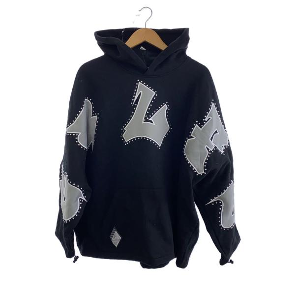 GALFY / ギャル男BIGロゴダブダブパーカー/L/コットン/BLK/143024 GALFY◇ギャル男BIGロゴダブダブパーカー/L/コットン/BLK/143024