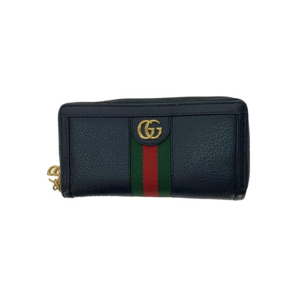 GUCCI◇長財布/レザー/BLK/メンズ/523154 2184 : セカンドストリート