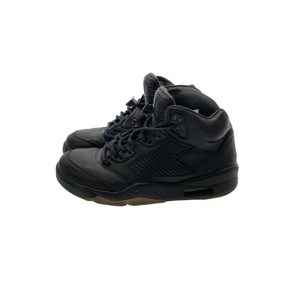 NIKE◆AIR JORDAN 5 RETRO PREM/エアジョーダンレトロプレミアム/ブラック/881432-010/