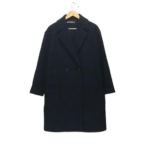 theory luxe◇ダブルコート/38/ウール/ネイビー/無地/03-2409600 