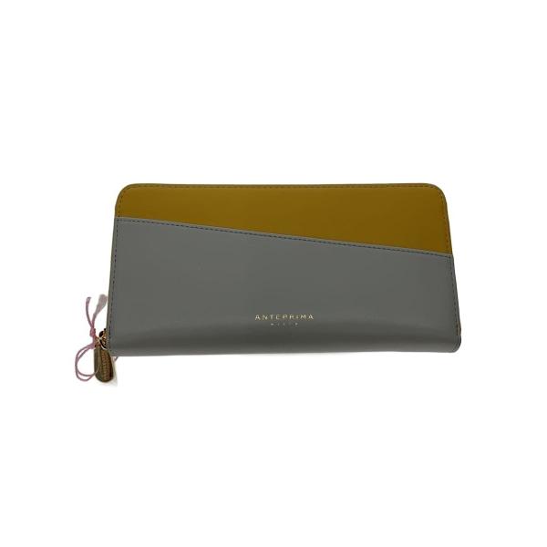 超美品　ANTEPRIMA 長財布　マルチカラー ANTEPRIMA◇バイカラー長財布/レザー/マルチカラー/レディース