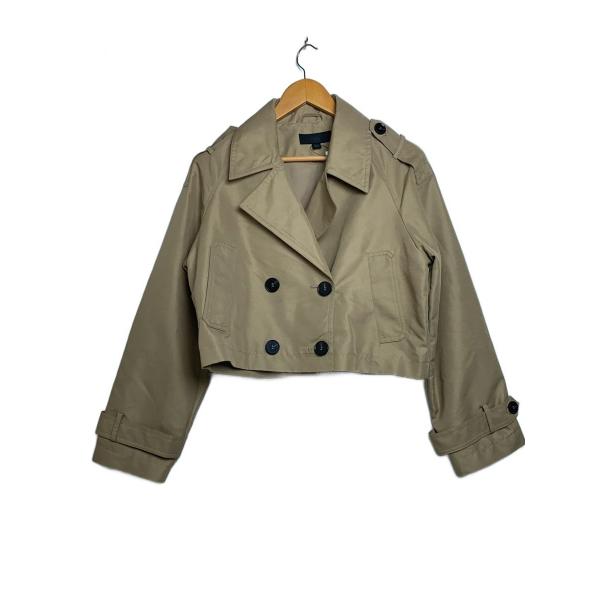 ZARA◇ショートトレンチ/ジャケット/XS/ポリエステル/CML/80089348-4