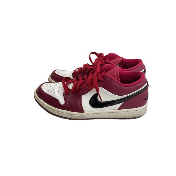 NIKE◆AIR JORDAN 1 LOW/エアジョーダン 1 ロー/レッド/553558-604/28cm/RED//