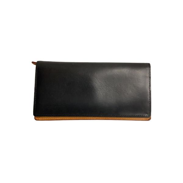 GANZO / 長財布/レザー/BLK/無地/メンズ/状態考慮 GANZO◇長財布/レザー/BLK/無地/メンズ : セカンドストリートYahoo!店