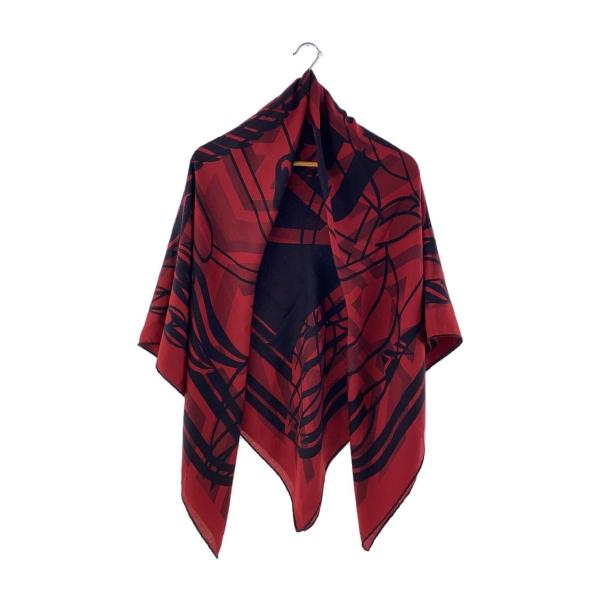 HERMES◇スカーフ/シルク/NVY/総柄/レディース/EARLY AMERICA/カレ90  