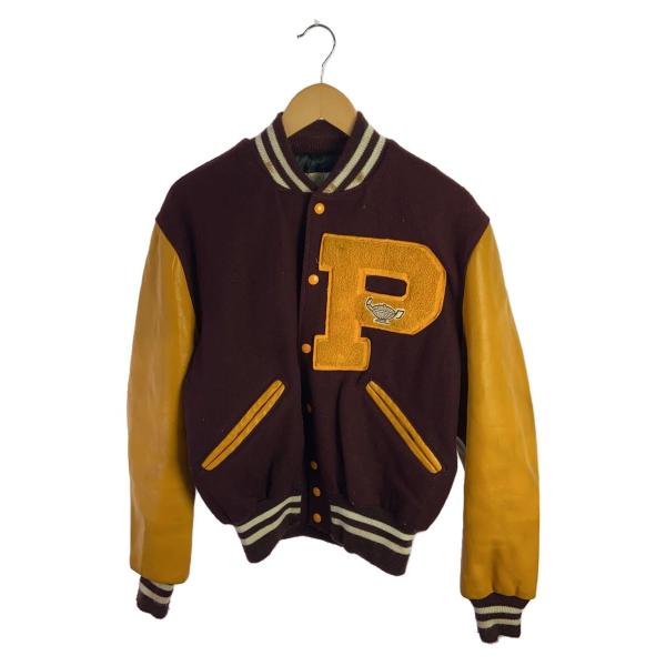 80s DeLONG ブラックウール バージティジャケット スタジャン 無地 80s DeLONG ブラックウール バージティジャケット スタジャン 無地