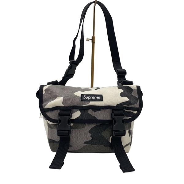 Supreme◇25ss/mini messenger bag/ショルダーバッグ/キャンバス