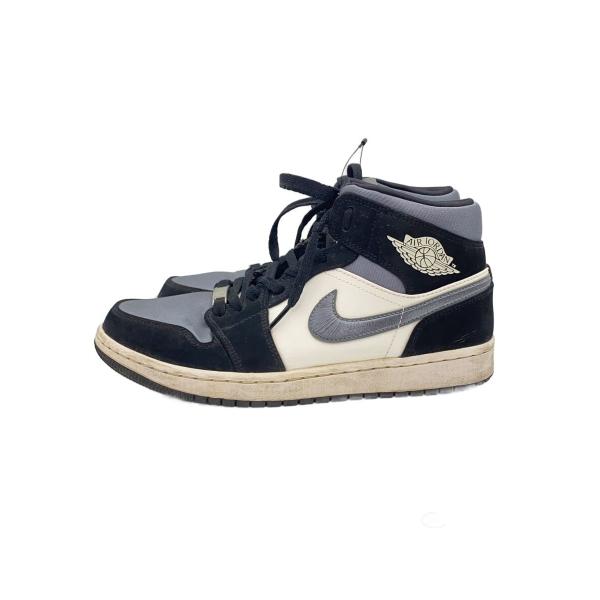 NIKE◆AIR JORDAN 1 MID SE/エアジョーダン 1 ミッド/ブラック/852542-011/27cm/B//