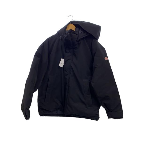 DANTON◇DOWN ARMY HOODED JACKET/--/ポリエステル/BLK/DT-A0030 LAS