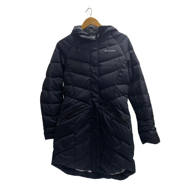 Columbia◇ロングダウンジャケット/XS/ナイロン/ブラック : セカンド