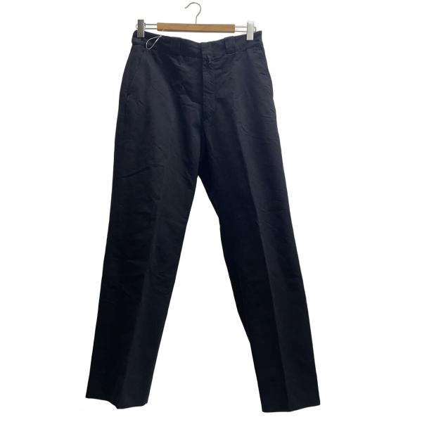 comoli 25ss ポストワークツイルパンツ 3 COMOLI◇ポストワークツイルパンツ/2/コットン/ブラック/25年モデル