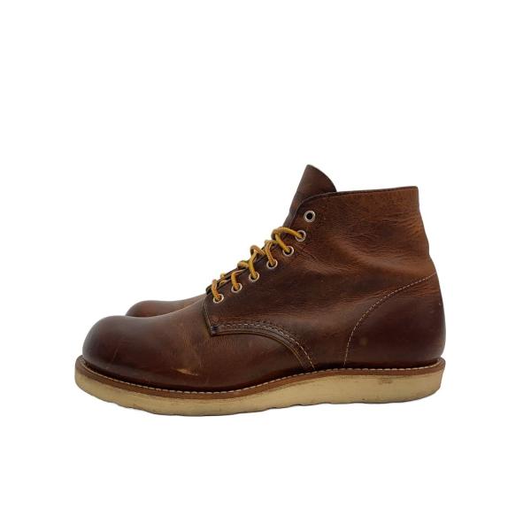RED WING◇レースアップブーツ/27.5cm/BRW/レザー/9111 : セカンド