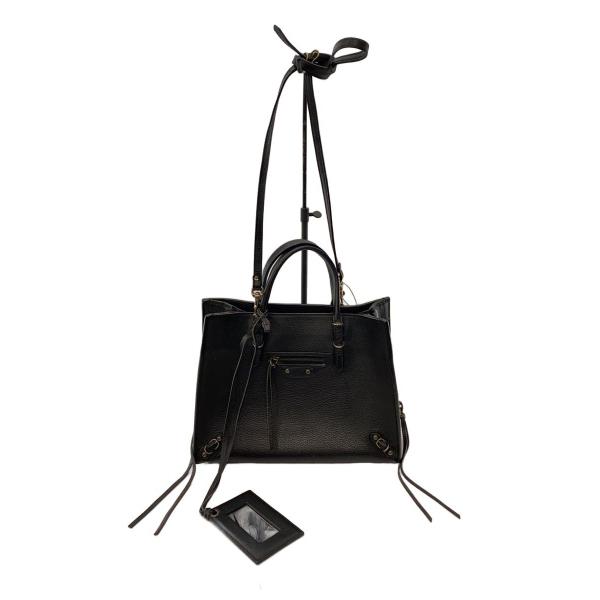 BALENCIAGAペーパーA6 2WAY ショルダーバッグ レザー 本革 BALENCIAGA◇ペーパーA6/2WAY/ハンドバッグ/ショルダーバッグレザー