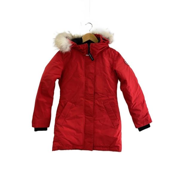 CANADA GOOSE◇ダウンジャケット/XS/ナイロン/RED/Victoria Parka