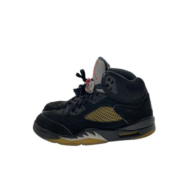 NIKE◆AIR JORDAN 5 RETRO OG/エアジョーダンレトロ/ブラック/845035-003/26.5cm/B//