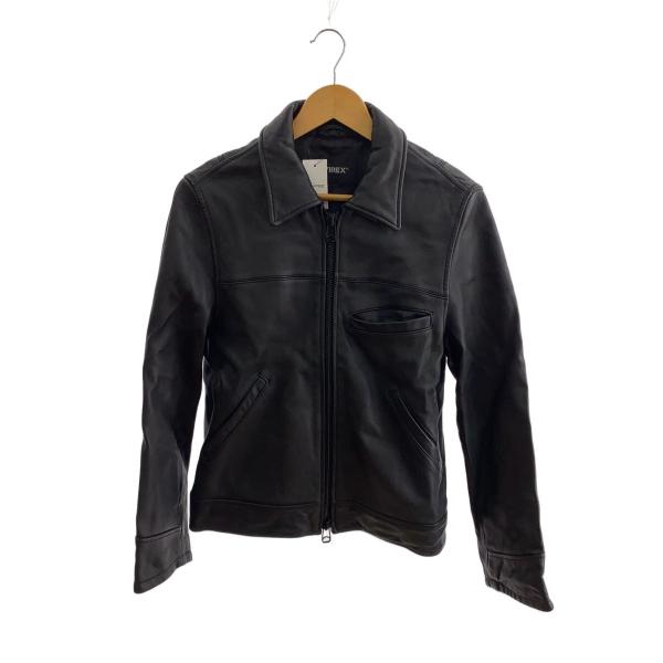 AVIREX レザージャケット 羊革 セカンド型 ブラック XL AVIREX◇レザージャケット・ブルゾン/M/羊革/BLK/6111044 : セカンド