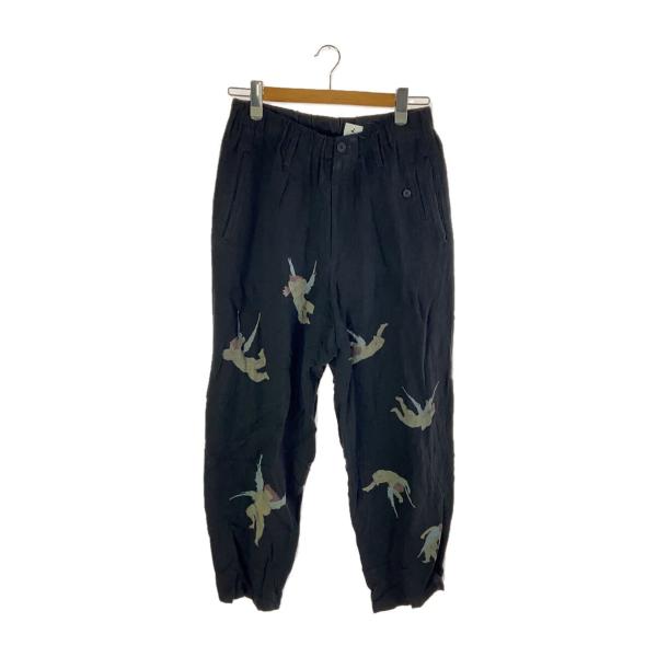yohji yamamoto POUR HOMME◇24SS/ANGEL PRINT PANTS/2/コットン yohji yamamoto POUR HOMME◇24SS/ANGEL PRINT PANTS/2/コットン