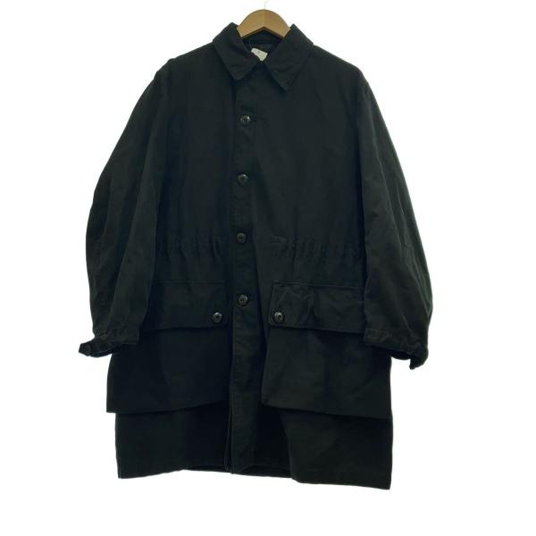 MILITARY◇スウェーデン軍M59/黒染めコート/48/--/BLK : セカンド