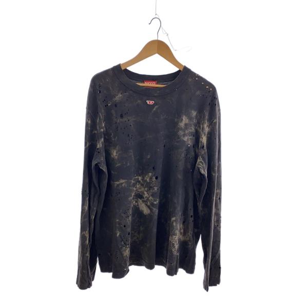 DIESEL◇T-CRANE-LS-N2/長袖Tシャツ/L/コットン/A13384 : セカンド