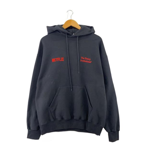 ENNOY◇×Netflix/パーカー/XL/コットン/BLK : セカンドストリートYahoo