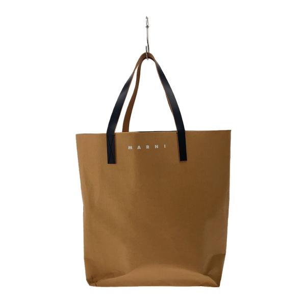 MARNI◇2色セルロースレザートートバッグ/レザー/BRW/SHMQ0025A0 P3950