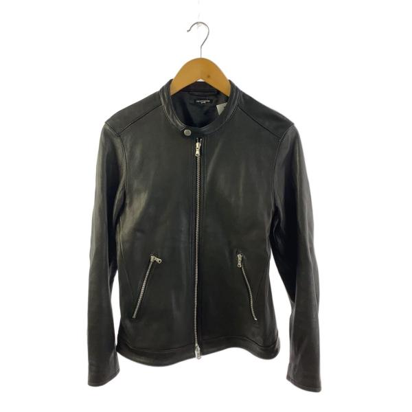 シングルライダースジャケット　羊革(美品) FREAK'S STORE◇シングルライダースジャケット/M/山羊革/BLK/163-1507