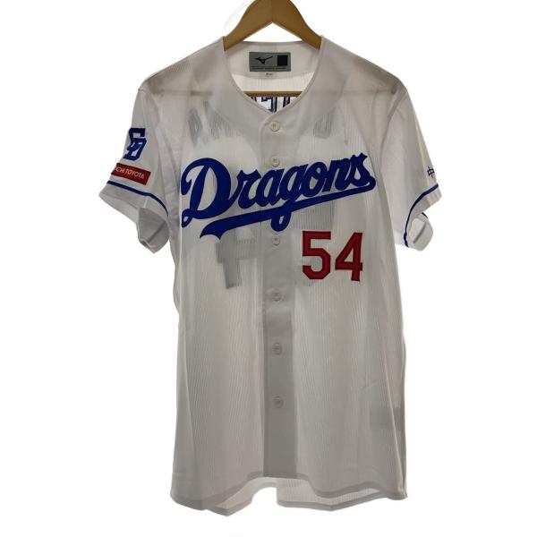 MIZUNO◇中日ドラゴンズ ユニフォーム/M/WHT/12JRMD7654 : セカンド