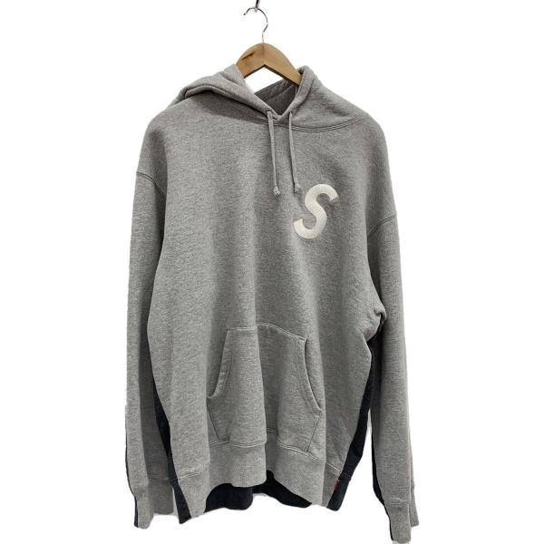 Supreme◇s logo split hooded sweatshirt/パーカー/XL/コットン Supreme◇s logo split hooded sweatshirt/パーカー/XL/コットン