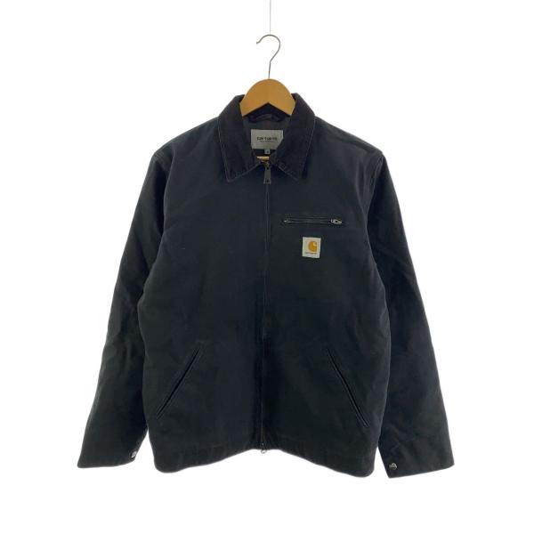 デトロイトジャケットBLK Carhartt◇デトロイトジャケット/M/コットン/BLK/無地 : セカンド