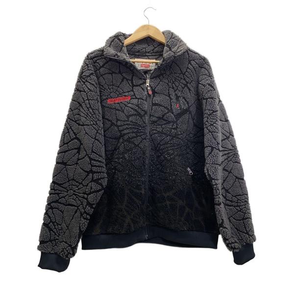 Supreme◇フリースジャケット/L/ポリエステル/GRY/総柄/229632NA