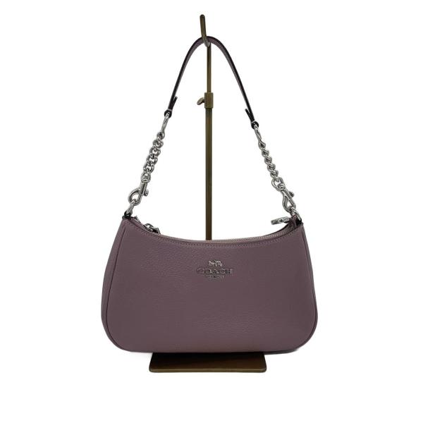 COACH◇テリショルダーバッグ/シグネチャーキャンバス--/PUP/無地