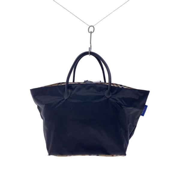 BURBERRYトートバッグ/ナイロン/BLK/BURBERRY BURBERRY BLUE LABEL◇ノヴァチェック/トートバッグ/ナイロン/BLK