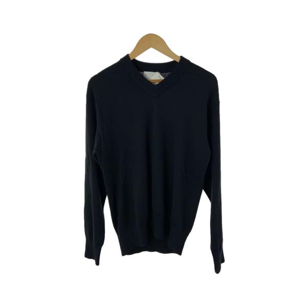 トップス KAIKO V NECK SWEATER KAIKO◇V NECK SWEATER/1/コットン/BLK/無地/KAIKO-KNIT-C