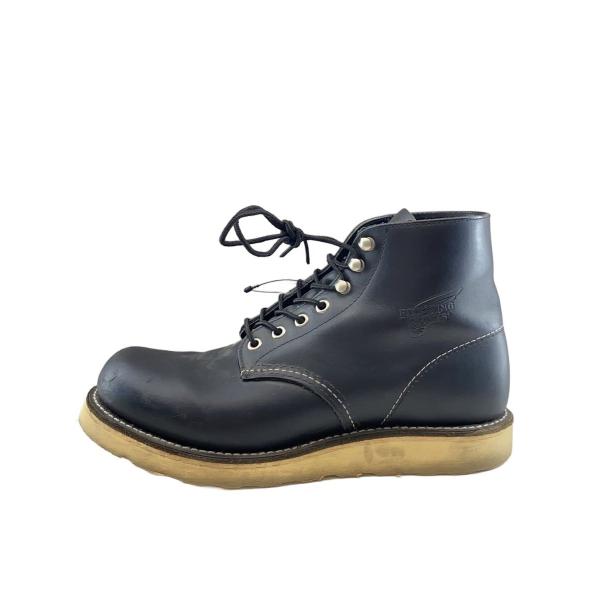 RED WING◇ブーツ/US7.5/BLK/レザー/8165/00s/USA製/6-inch Classic