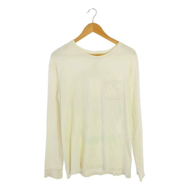 STUSSY◇長袖Tシャツ/M/コットン/ホワイト/双竜/ロンT