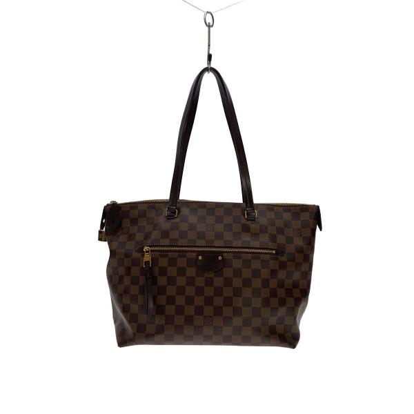 [超極美品] ルイヴィトン　ダミエ　イエナ　ハンドバッグ　トートバッグ　エベヌ LOUIS VUITTON◇イエナMM_ダミエ・エベヌ/PVC/BRW : セカンド