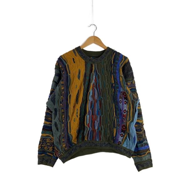 COOGI◇3Dニット/オーストラリア製/90s/M/ウール/マルチカラー