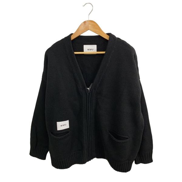 WTAPS◇カーディガン(厚手)/2/アクリル/BLK/222MADT-KNM04/PALMER