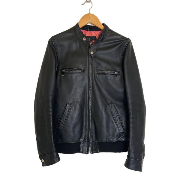 666 Leather Wear◇シングルライダースジャケット/M/レザー/BLK 666 Leather Wear◇シングルライダースジャケット/M/レザー/BLK