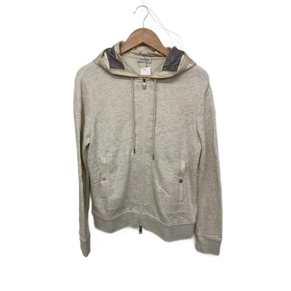 MONCLER◇MAGLIA CARDIGAN/ジップパーカー/XS/コットン/IVO