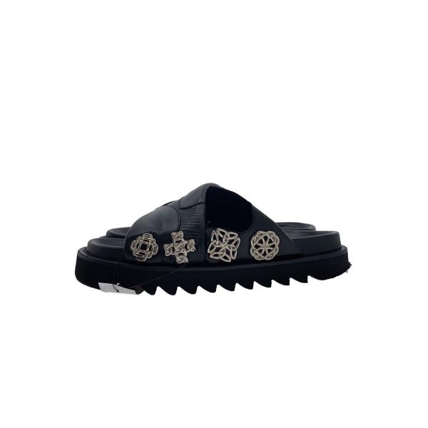 TOGA VIRILIS ARCHIVES◇metal motif shark sandals/サンダル/40/BLK