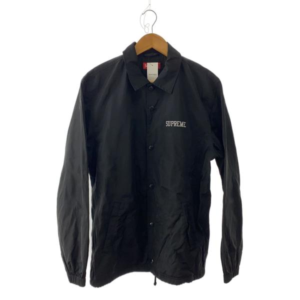 supreme シュプリーム 前田俊夫 コーチジャケット ブラック L size Supreme◇15SS/前田俊夫/Coaches Jacket Black/コーチジャケット/M/BLK