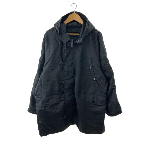 アビレックスコート★断捨離 ZUCCa◇アヴィレックスコラボ/モッズコート/--/ポリエステル/BLK/ZU-31