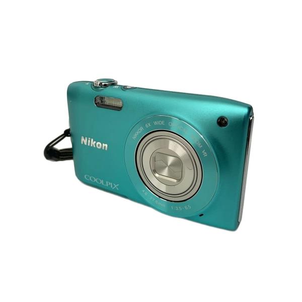 Nikon◇デジタルカメラ COOLPIX S3300 [ミントグリーン] : セカンド