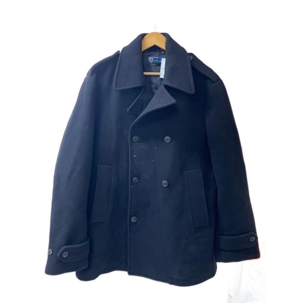 *タグ付き* LAUREN RALPH LAUREN ピーコート　XL POLO RALPH LAUREN◇ピーコート/XL/ウール/BLK : セカンドストリート