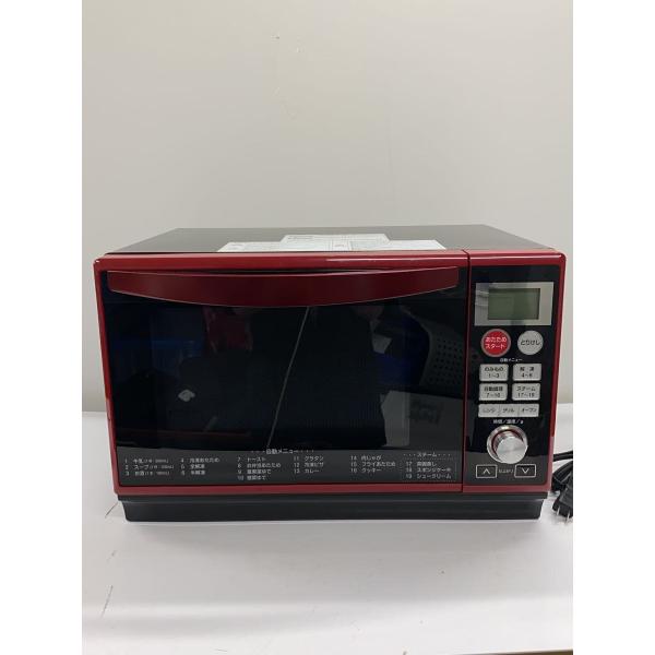 「ジモティー見た」で5％OFF！【オーブンレンジ】オーブンレンジ YAMAZEN 山善 DSRK-F2517V(R) 2021年製:レッド スチームオーブンレンジ フラット 25L MRK-F250TSV 山善 | 山善